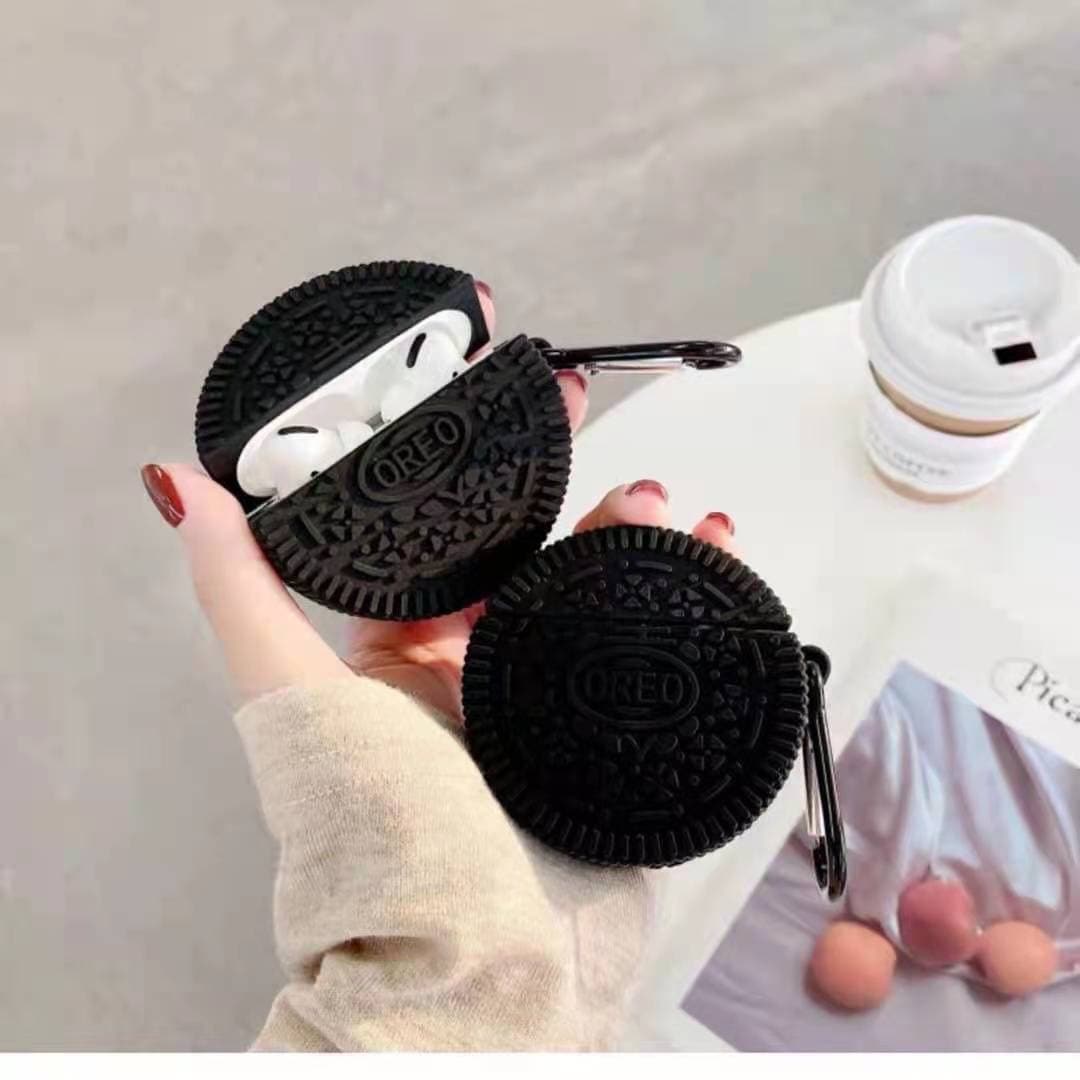 【200点セット】【送料無料】Airpods proアップル1234世代Bluetoothワイヤレスイヤホンカバーソフトケースを採用したアイデアオレオビスケット