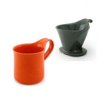 ZERO JAPAN（ゼロジャパン） ドリッパー＆カフェマグセット ドリッパートレイ付 DMZ-16 SGY/TG