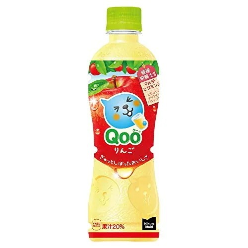 コカ・コーラ ミニッツ メイド Qoo りんご 425mlPET ×24本
