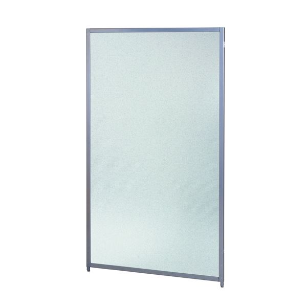 マグネットパーテーション/衝立 クリアーフロスト 幅900奥行20高さ1525mm スチール製 リビング ダイニング 完成品