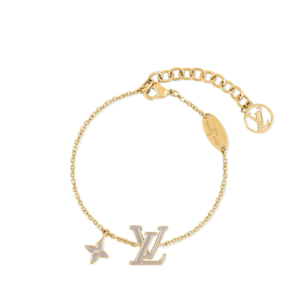 LV ブレスレット LV アイコニック エナメル Marron Clair / ライトブラウン M1190A