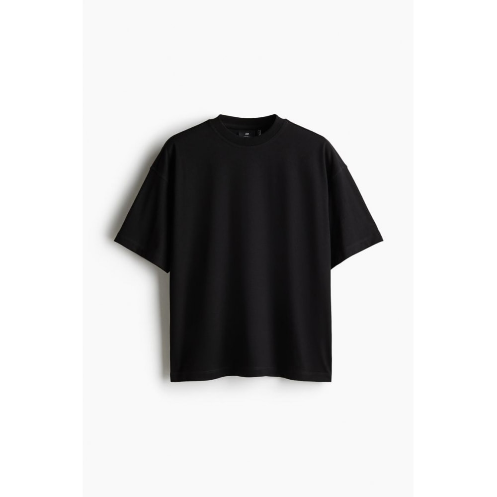H&M クールマックスオーバーサイズフィット T シャツブラック