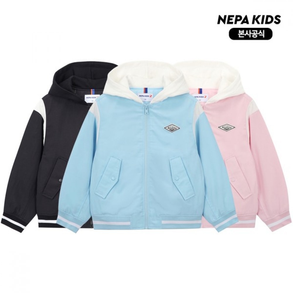 [ネパキッズ] ネパキッズ/ヘッドセット KLC0901 スプリングフード付きボンバージャケット