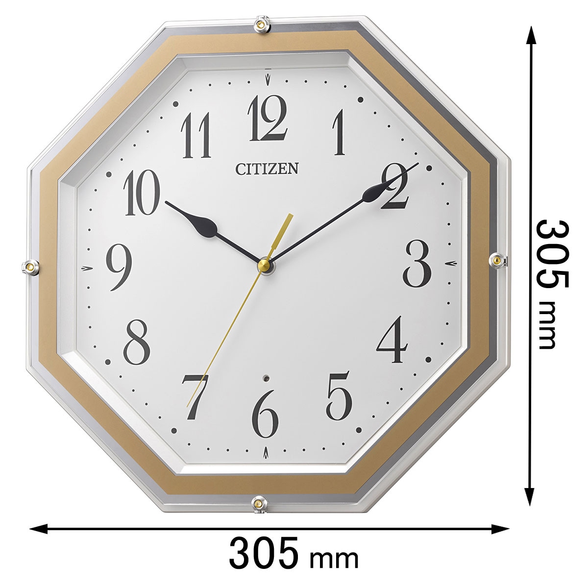 シチズン 電波掛け時計 8MY544-003