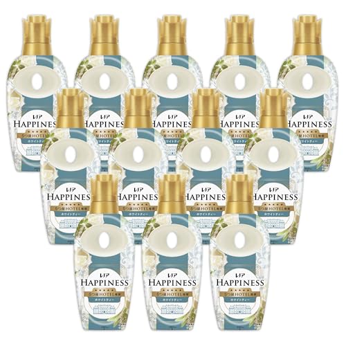 レノア ハピネス 5つ星ホテルの夢ふわタッチ 柔軟剤 ホワイトティーの香り 本体 460mL×12本 [ケース品]