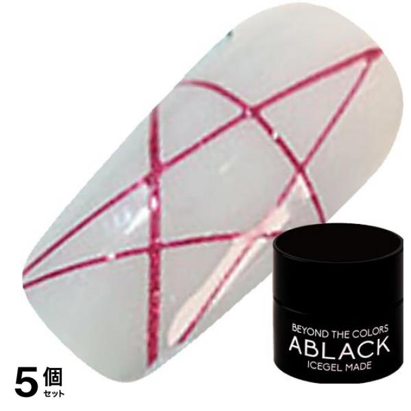 ICEGEL(アイスジェル) A BLACK シルクジェル SI-746 ラメライトピンク 3g 5個セット