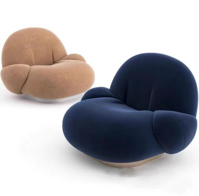 ソファー　イタリアの北欧風ソファー　カジュアルシングルチェアハイエンド シングルソファチェアリビングルームアームチェア