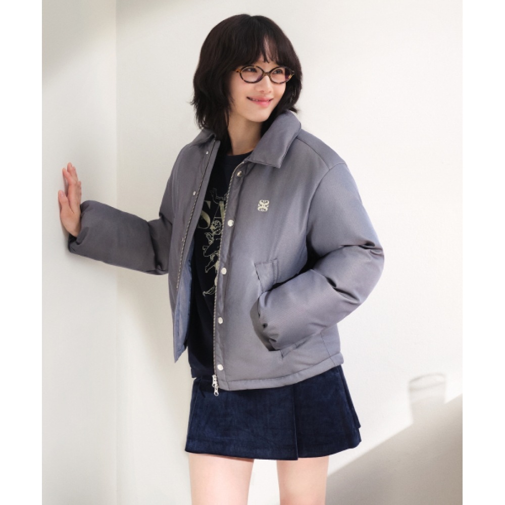 SATUR Leche ツートンカラーダックダウンパディンググリッターグレー 37,681円