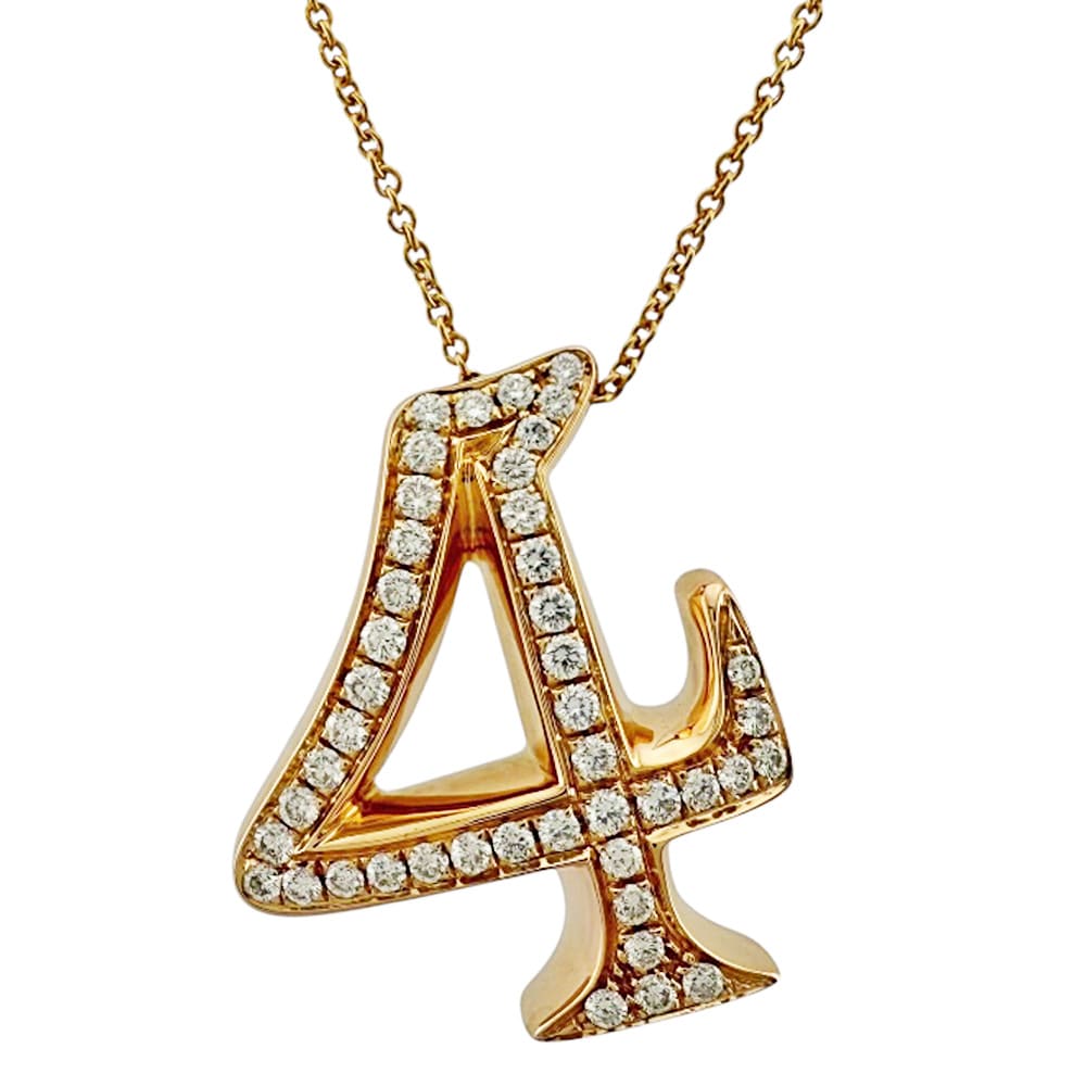 フランクミュラー タリスマン No.4 ネックレス 18金 K18ピンクゴールド ダイヤモンド FRANCK MULLER 中古 美品 462,000円