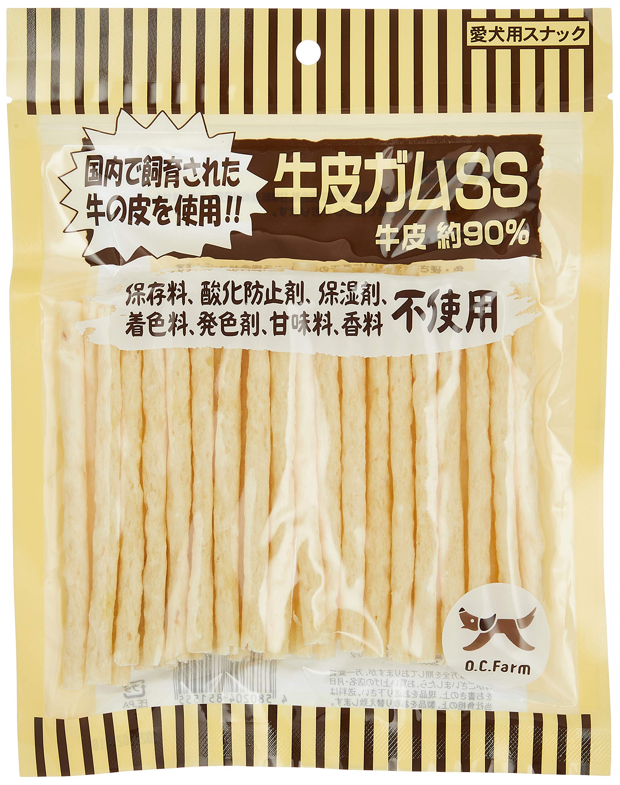 無添加シリーズ 犬用おやつ 牛皮ガム SSサイズ (x 4) (まとめ買い)