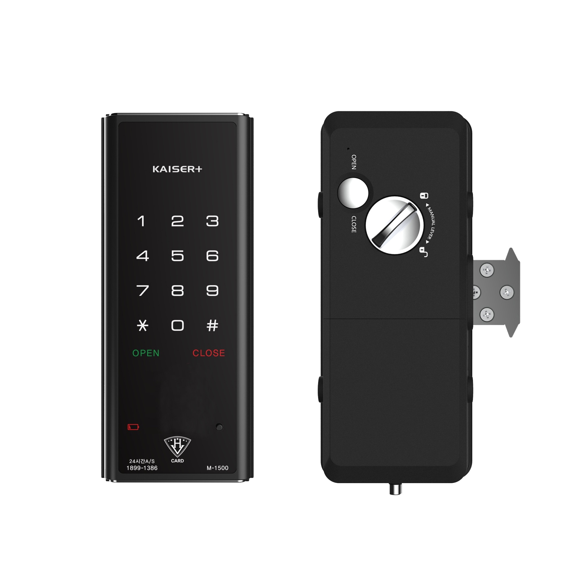 KAiSER+ M-1500TNK Sliding and swing Digital Door Lock Pincode Cardkey option: bluetooth Wifi