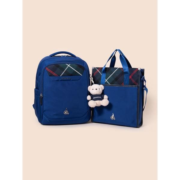 [BEANPOLE KIDS] コアチェックブックバッグセット ブルー (PS00133021P)
