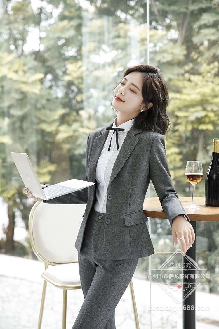 2025初春新品 二点セット 卒業式 ママ スーツ セットアップ 通勤 入学式 6