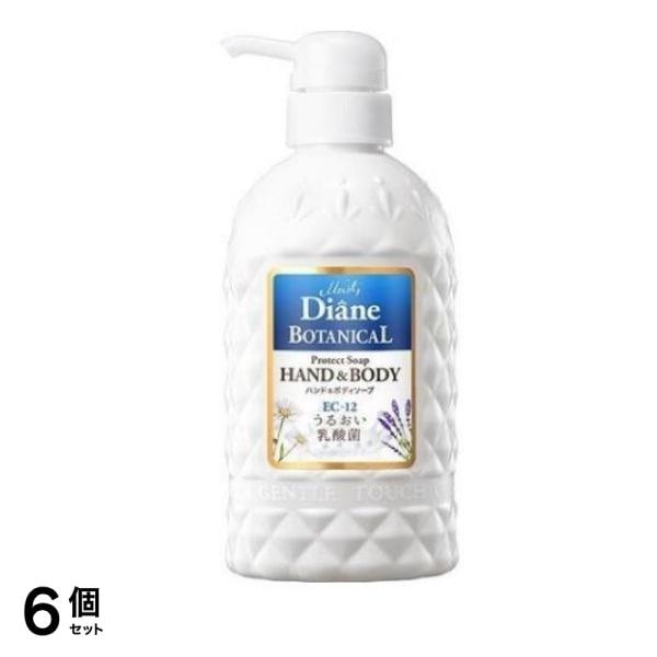 モイストダイアン ボタニカル プロテクト ハンド&ボディソープ バーベナ&ハニーの香り 500mL (本体) 6個セット