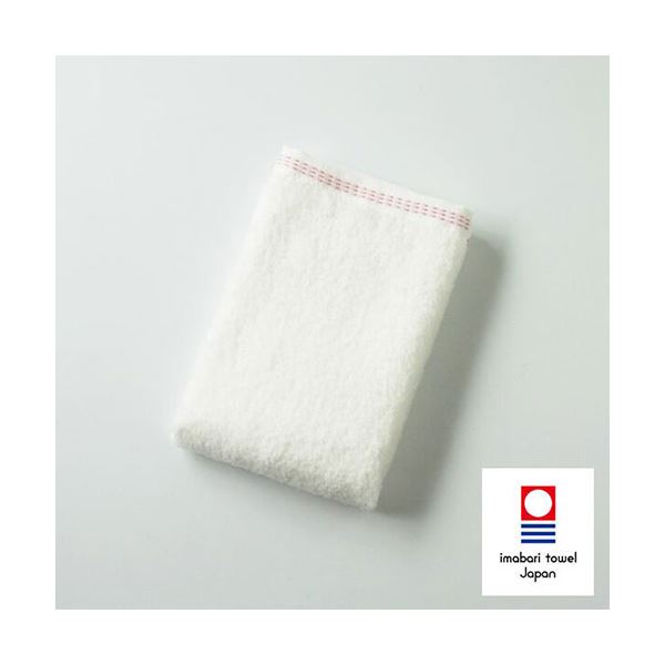 (まとめ) 楠橋紋織 くすばしタオル ダブルスター プレッソ DOUBLE STAR presso わた媛 watahime ウォッシュタオル 約33cm×35cm オフホワイト 1-620