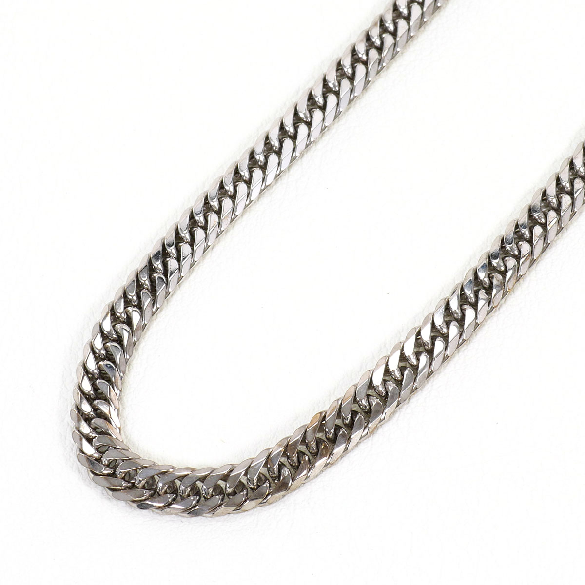 K18 18金 WG ホワイトゴールド ネックレス 総重量約29.9g 約50cm 中古