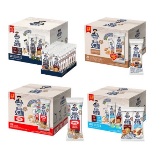 quaker 飲むオートミール 20袋 オートグレーンオーツ麦焦がしたんぱく質 食品 食事代わりダイエット