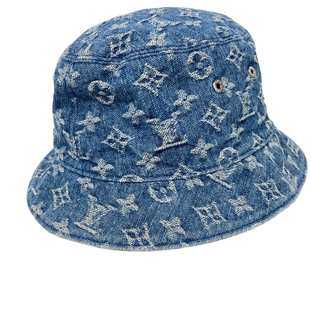 M78772 エッセンシャル モノグラム コットン その他帽子 ブルー ユニセックス ブランド