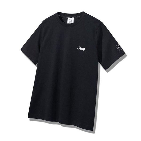 JQ2TSU092 男女兼用 25年 ブラック クラシックフィット スモールロゴ 半袖Tシャツ_SC