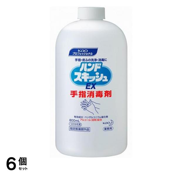 ハンドスキッシュ EX 手指消毒剤 800mL (詰め替え用) 6個セット