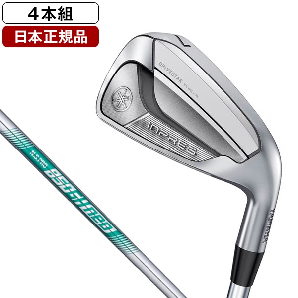 日本正規品 inpres DRIVESTAR インプレスドライブスター TypeS アイアンセット4本組(#7-9.PW) 2025年モデル N.S.PRO 850GH NEO スチールシャフト(S)