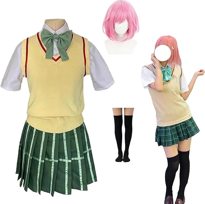 ToLOVEる -とらぶる- ダークネス モモコスプレ衣装 彩南高校 制服 jk制服 ストキング付き ウィッグ付き可能 ハロウイン イベント 仮装 変装 演出服