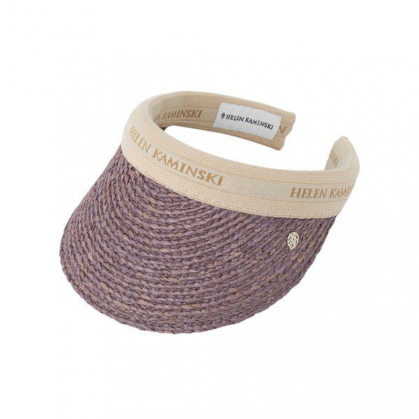 ビアンカ 8 女性用バイザー HAT52204 LILAC NATURAL LOGO