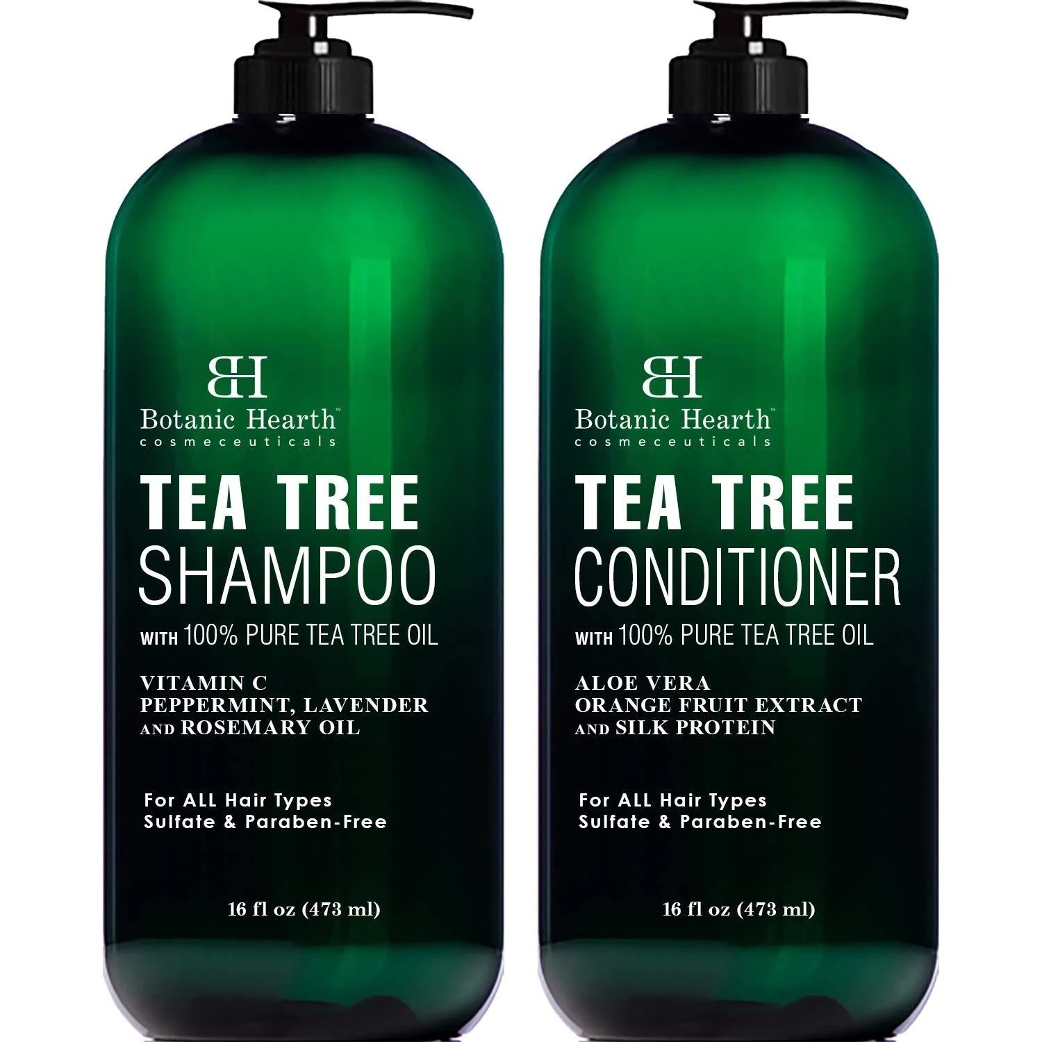 Botanic Hearth Tea Tree Shampoo and Conditioner Se
