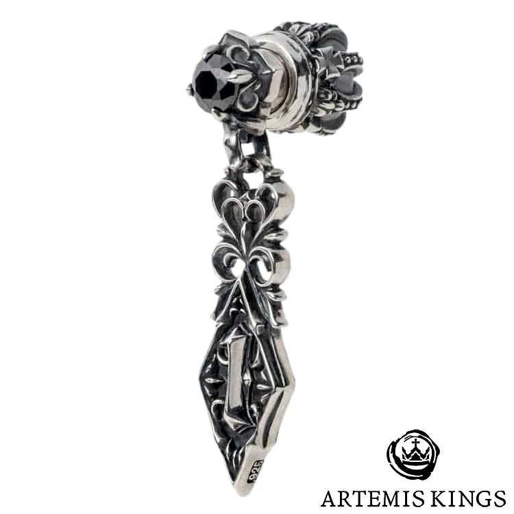アルテミスキングス ARTEMISKINGS ナンバーワン シルバー ピアス 片耳分 AKE0118