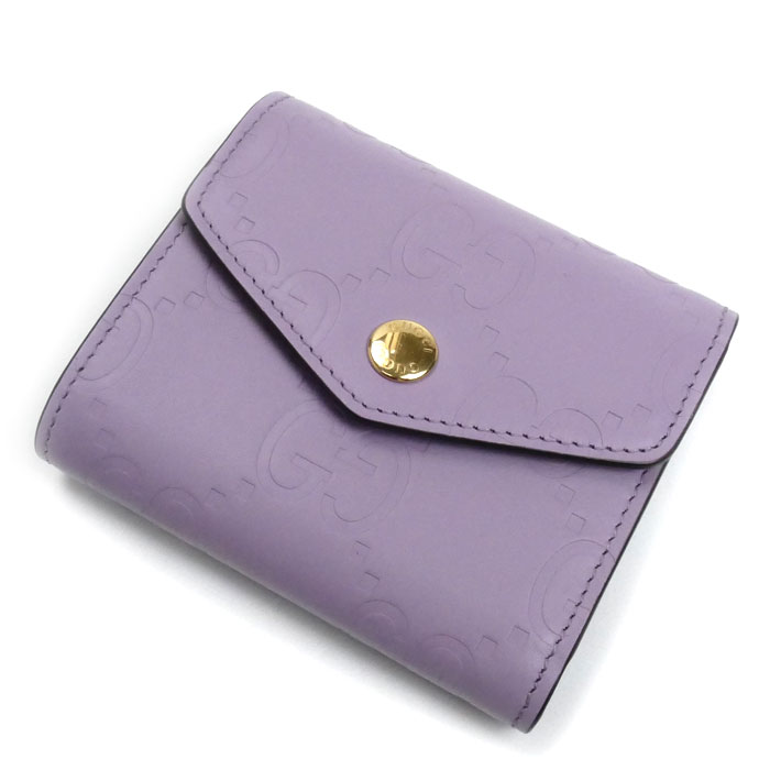 GUCCI グッチ GGミディアムウォレット 三つ折り財布 ライラック 772793 AAC1Q 5236 レディース 中古 美品 35,750円