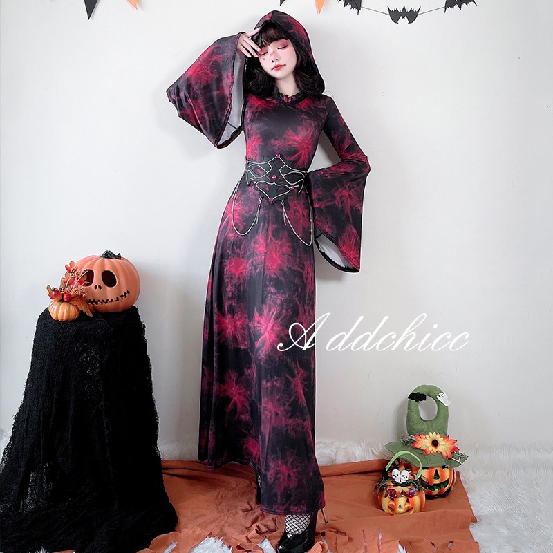 コスプレ ハロウィン 魔女 悪魔 ウィッチ 怖い 鬼 巫女 衣装 ワンピース 学園祭 仮装 コスチューム 可愛い 文化祭 かわいい 大きいサイズ レディース 大人 定番 cos イベント Hallow