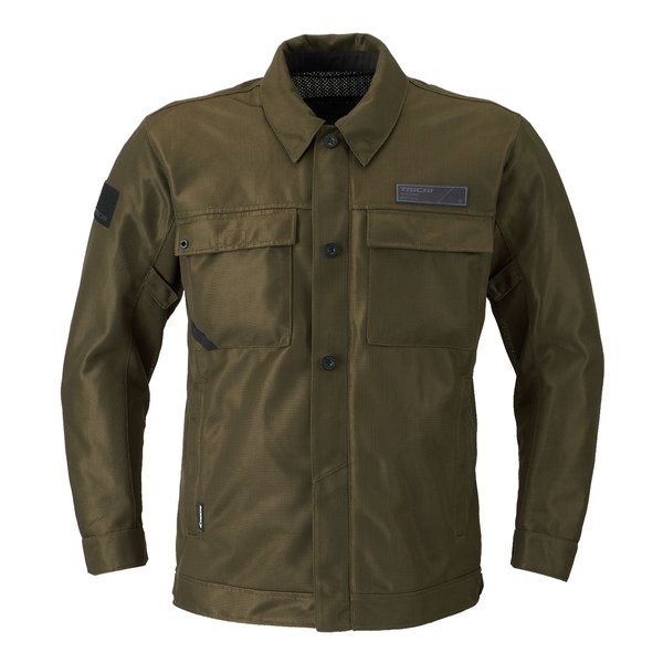 バイク用 春夏 マイルズ エアージャケット カーキ/XLサイズ RSJ353/KHAKI/XL