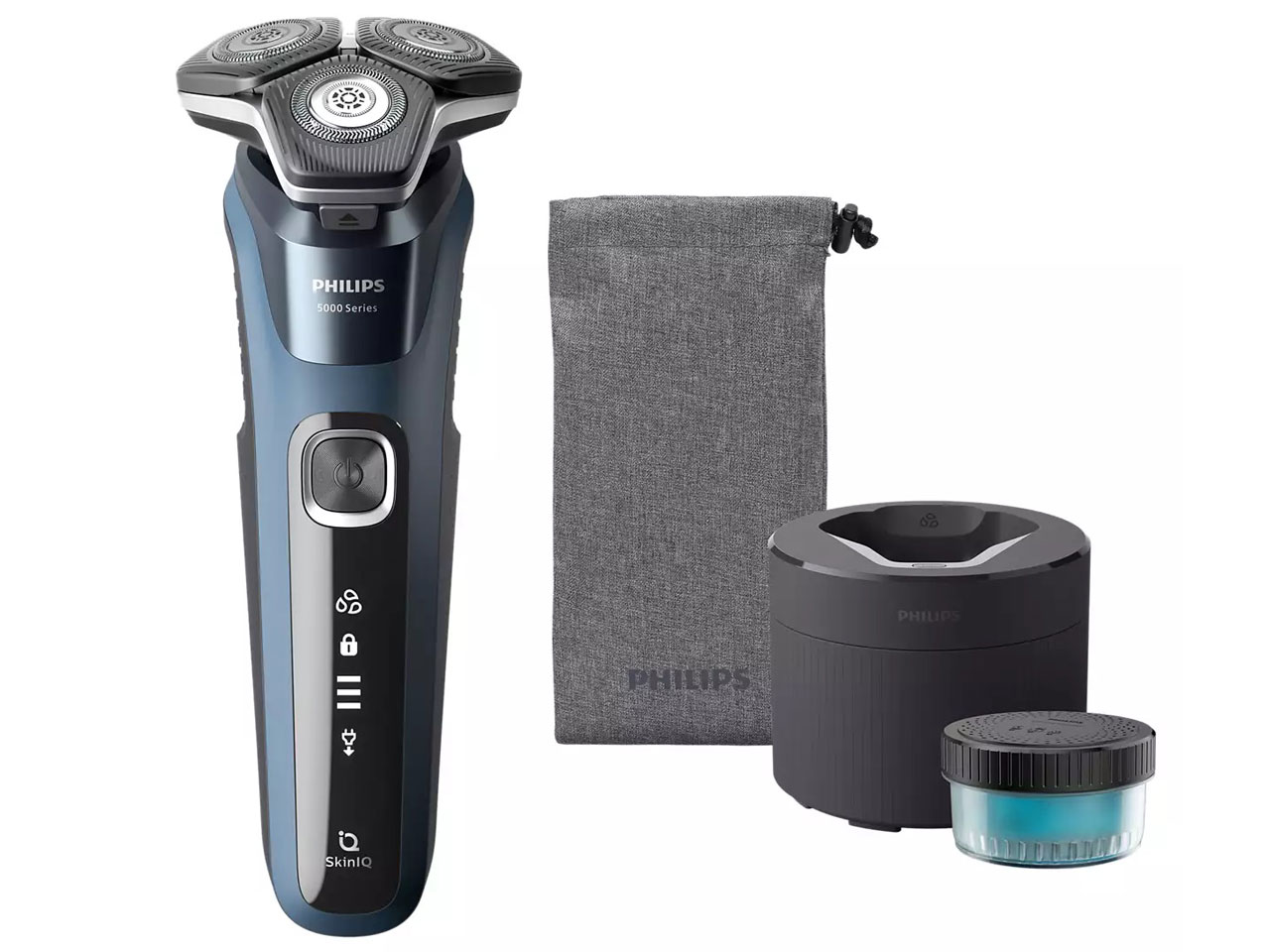 PHILIPS SkinIQテクノロジー搭載ウェット＆ドライメンズ電動シェーバー 5000シリーズ S5880/60 [セルリアンブルー] 即納OK