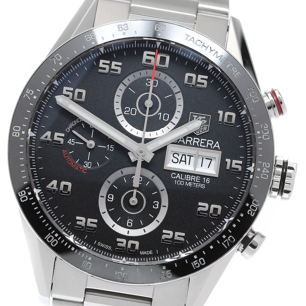 タグホイヤー TAG HEUER CV2A1R.BA0799 カレラ キャリバー16 クロノグラフ 自動巻き メンズ 良品 保証書付き_954269【中古】