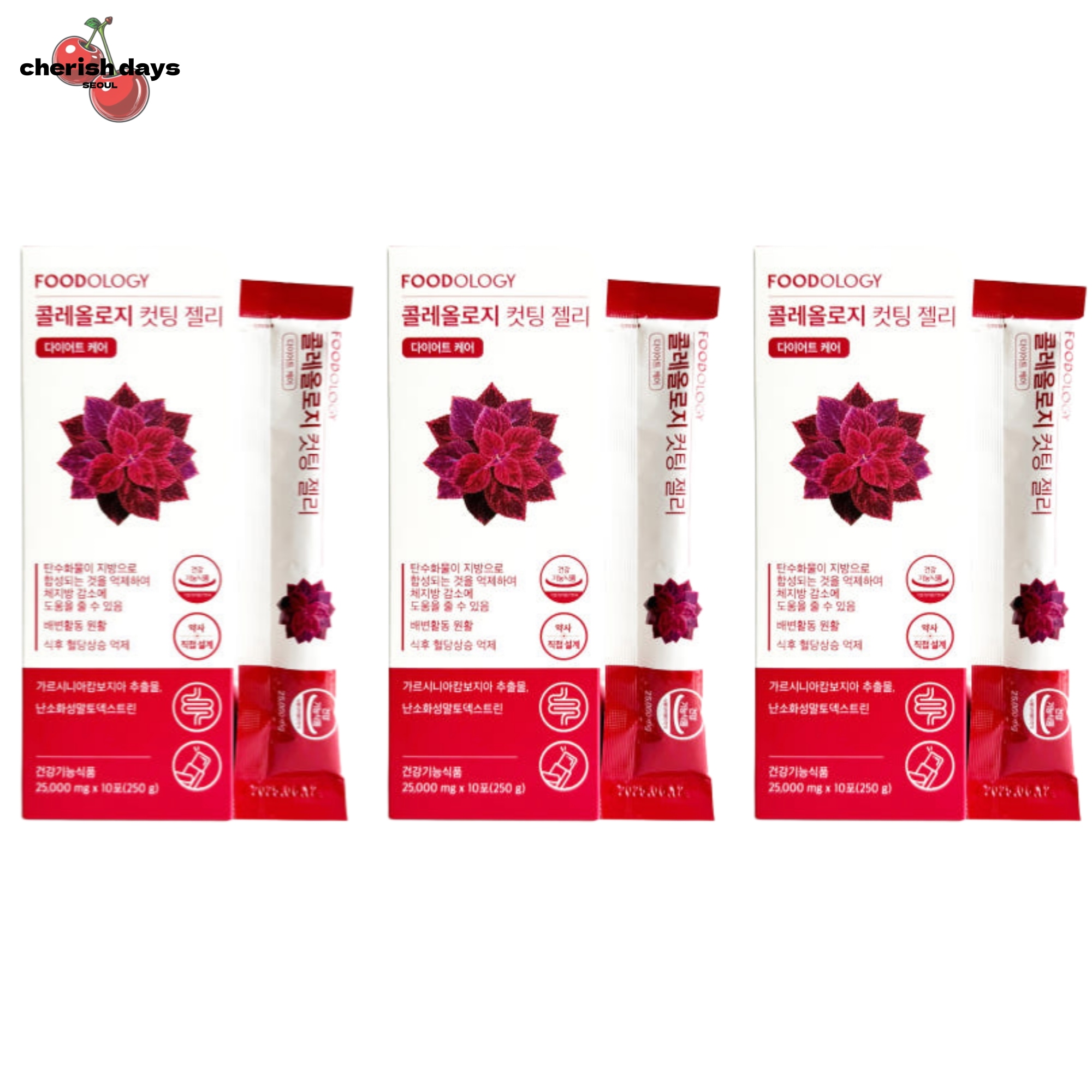 [1+1+1] コレオロジーカットゼリー 10包+10包+10包 ダイエット 体重減量