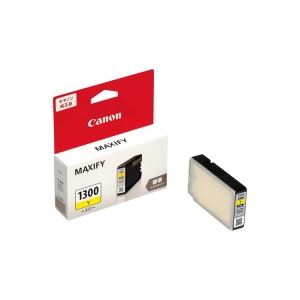(業務用5セット) Canon キヤノン インクカートリッジ 純正 (PGI-1300Y) イエロー(黄)