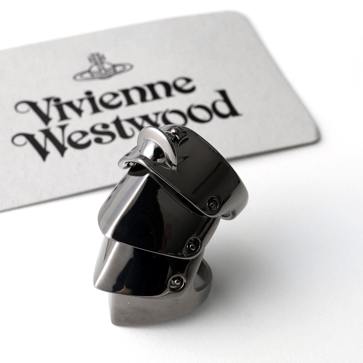 Vivienne Westwood ヴィヴィアンウエストウッド アーマーリング ARMOUR RING 64030003 メンズ オーブ ロゴ アクセサリー 指輪 カラー2色 38,197円