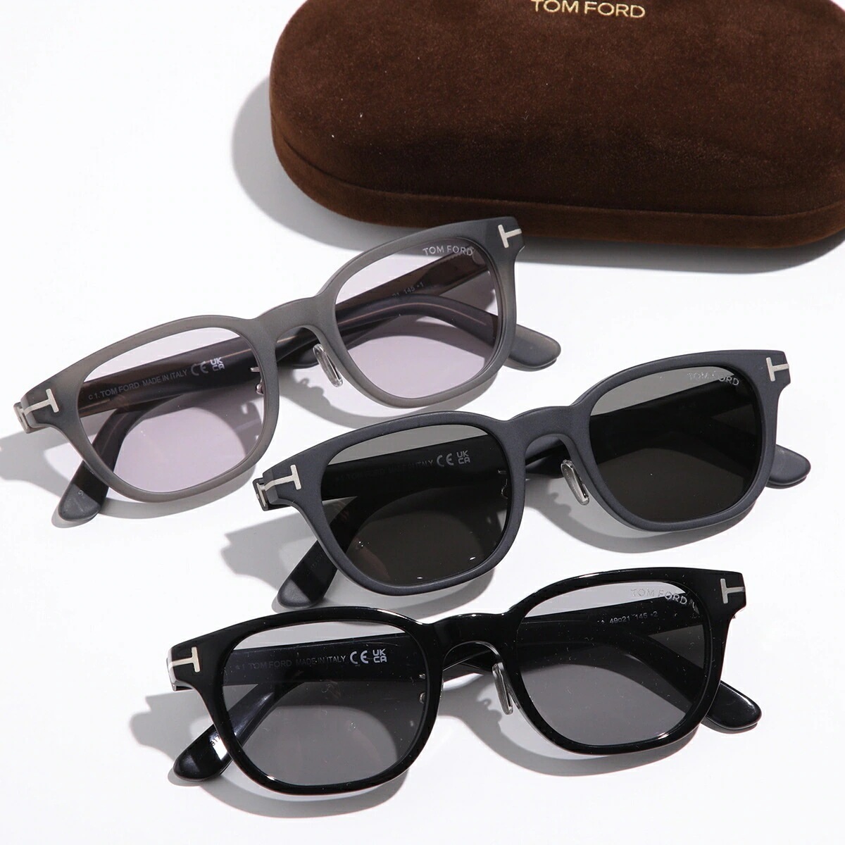 TOM FORD トムフォード サングラス TF1231-D FT1231-D レディース スクエア型 ウェリントン型 アジアンフィット 【日本企画】 マット カラー3色