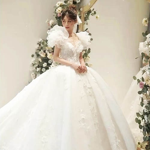 ウェディングドレス 花嫁ドレス ロングドレス プレンセンスドレス オフショルダー 結婚式 二次会 演奏会 披露宴 発表会 コンサート 大きいサイズ 小さいサイズ フォーマル 前撮り リゾート パーティ