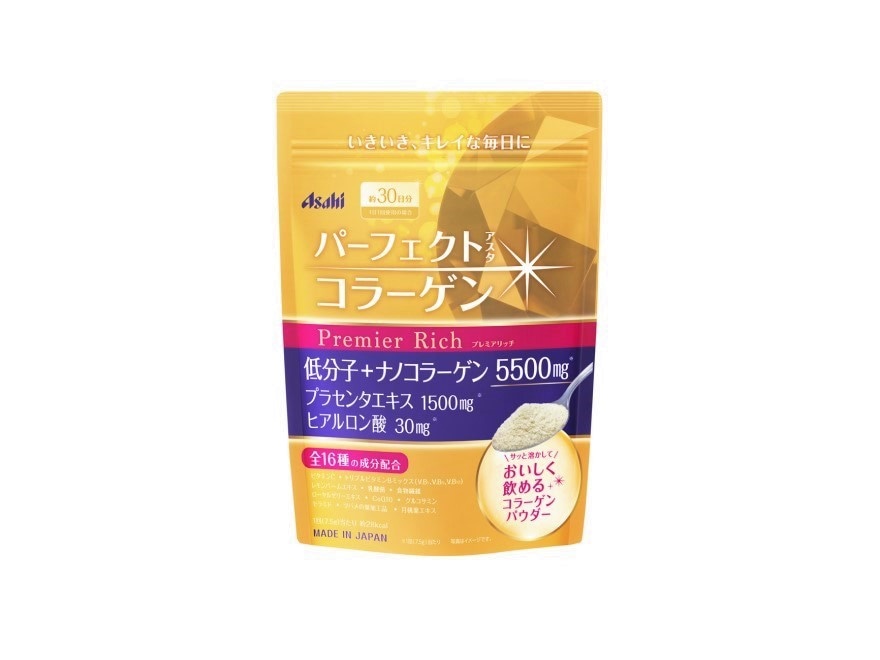 パーフェクトアスタコラーゲン パウダー プレミアリッチ 約50日分 378g 5,076円
