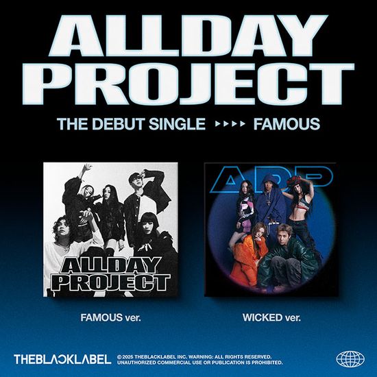 [2点セット] THEBLACKLABEL ALLDAY PROJECT デビューシングル CD アルバム [FAMOUS]