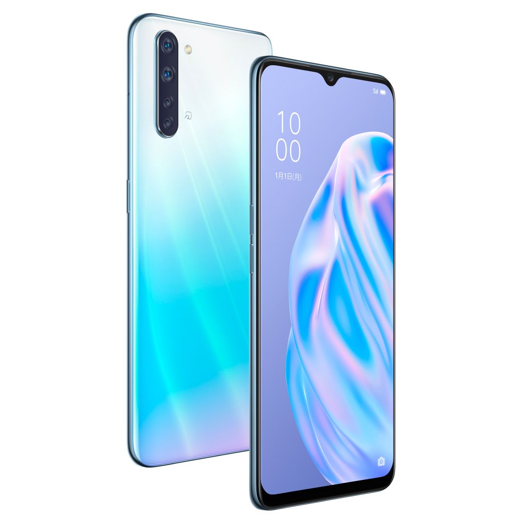 【中古C】Reno3 A　楽天版SIMフリー　ホワイト CPH2013