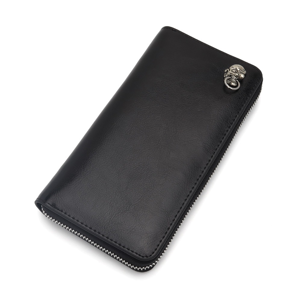 本革 長財布 般若面コンチョ [l009]