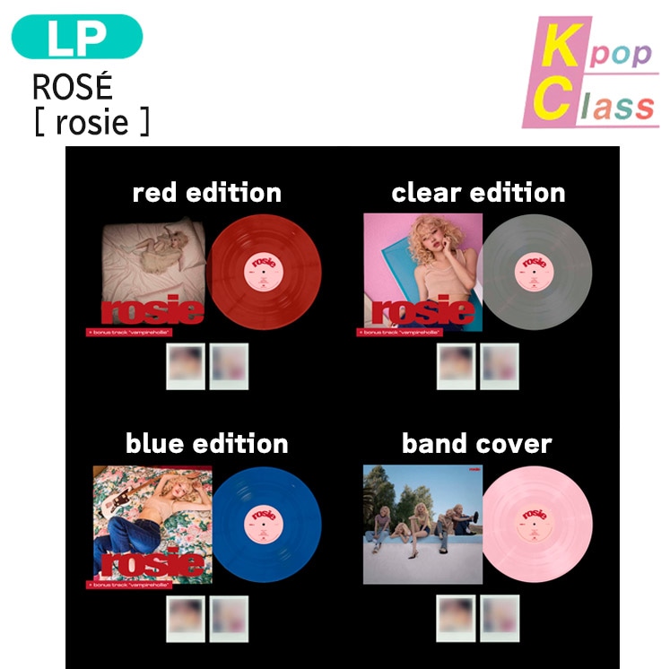 国内発送 ROSÉ LP [ rosie ] 4種選択 first studio album / 1次予約