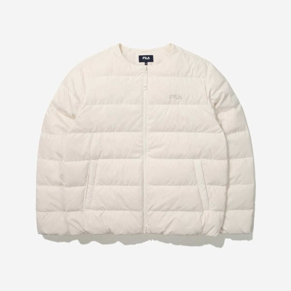 FILA ベーシック 軽量 Uネック ダウン