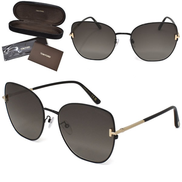 サングラス FT0895-K/S 01F 61 TF0895-K サングラス アジアンフィット EYEWEAR メンズ レディース ブラック ブラウン