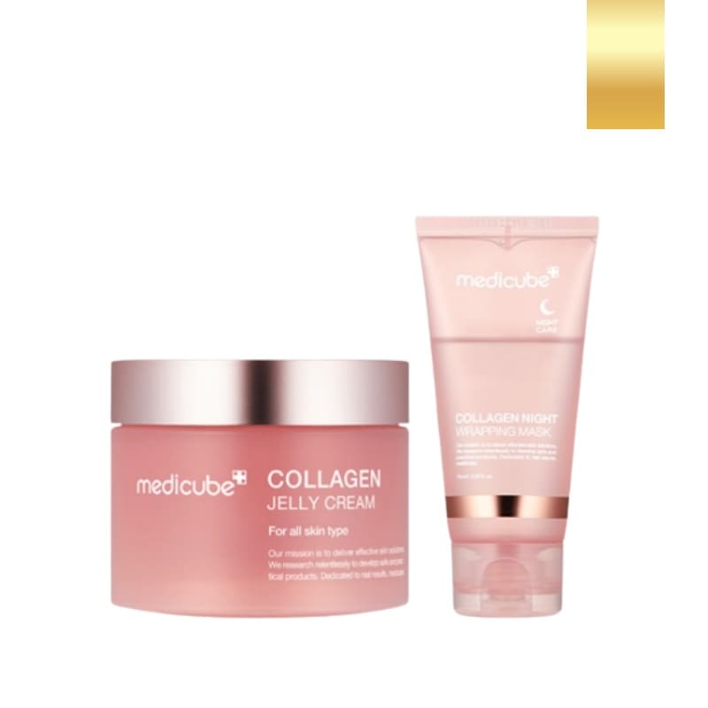 コラーゲン弾力デュオセット(ジェルクリーム 110ml+ナイトラッピングマスク75ml)