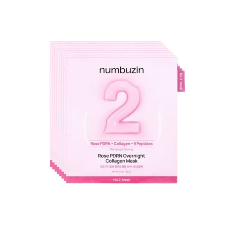 2番 ローズ PDRN コラーゲン ラッピング オーバーナイト フィルムパック 8枚