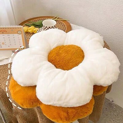 可愛い フラワークッション もちもち 柔らかい 腰枕 韓国インテリア 雑貨 空間作り 50cm