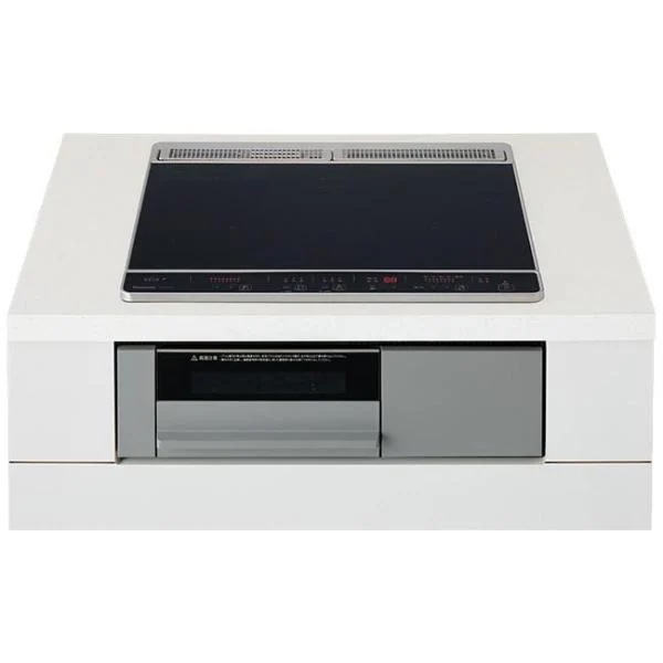 パナソニック IHクッキングヒーター ビルトイン 2口IH+ラジエント 幅60cm Nシリーズ KZ-N1H6AS ブラック/グレー Panasoni